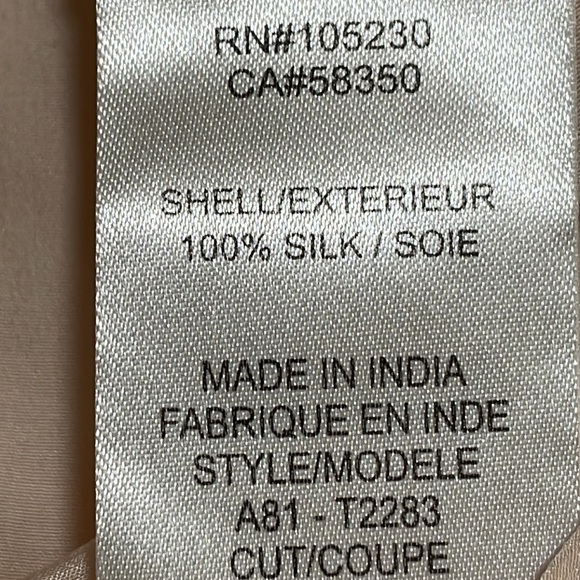 Joie Sheer Silk Top Beaded Embroidery Size XXS - Picture 9 of 9